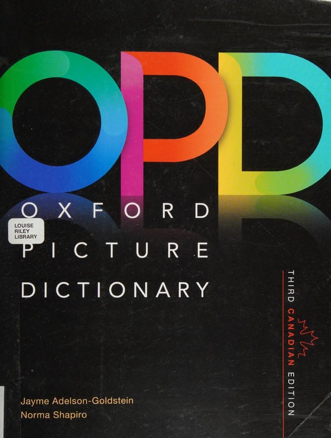 Oxford Picture Dictionary 封面