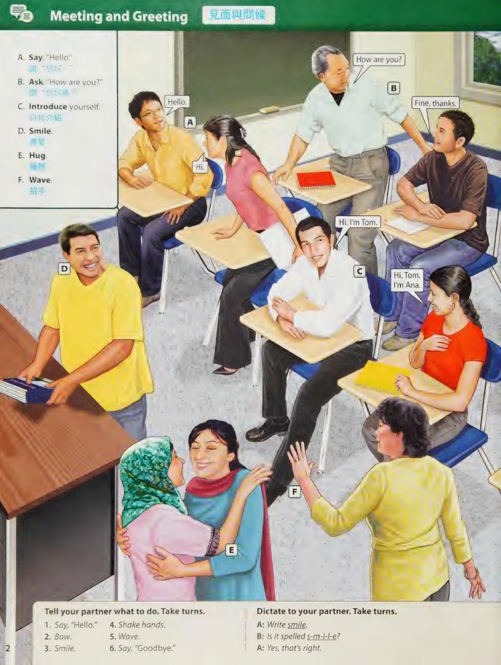 Oxford Picture Dictionary English-Chinese 正文截图 1