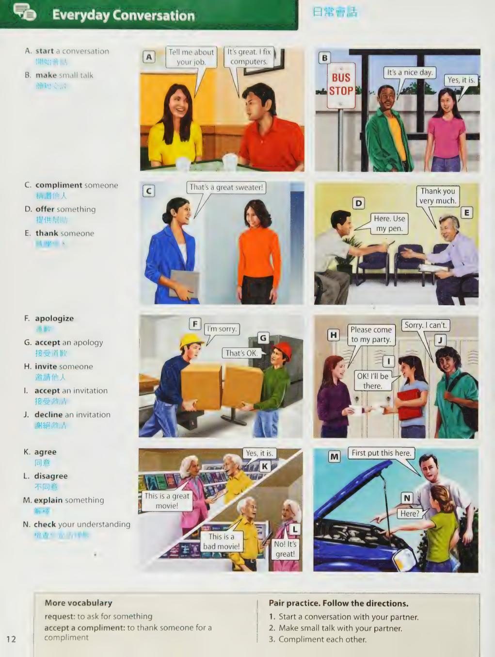 Oxford Picture Dictionary English-Chinese 正文截图 6