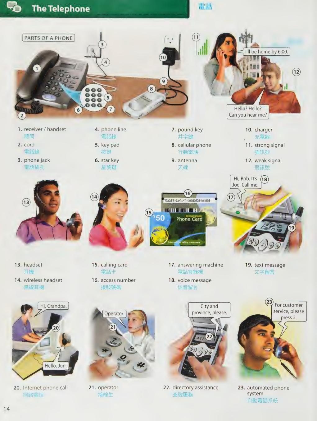 Oxford Picture Dictionary English-Chinese 正文截图 7