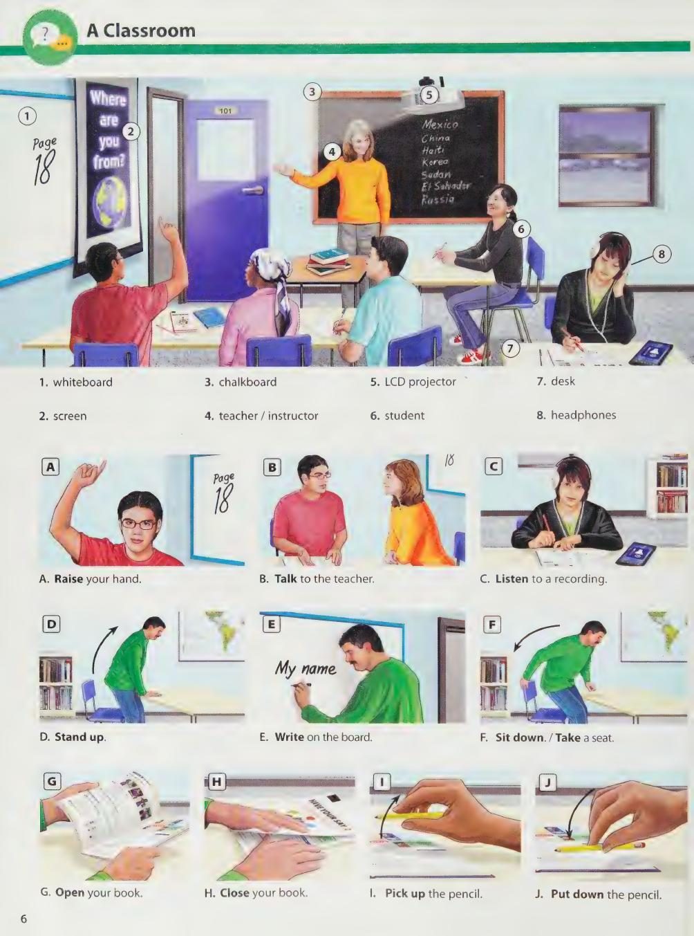 Oxford Picture Dictionary 正文截图 3