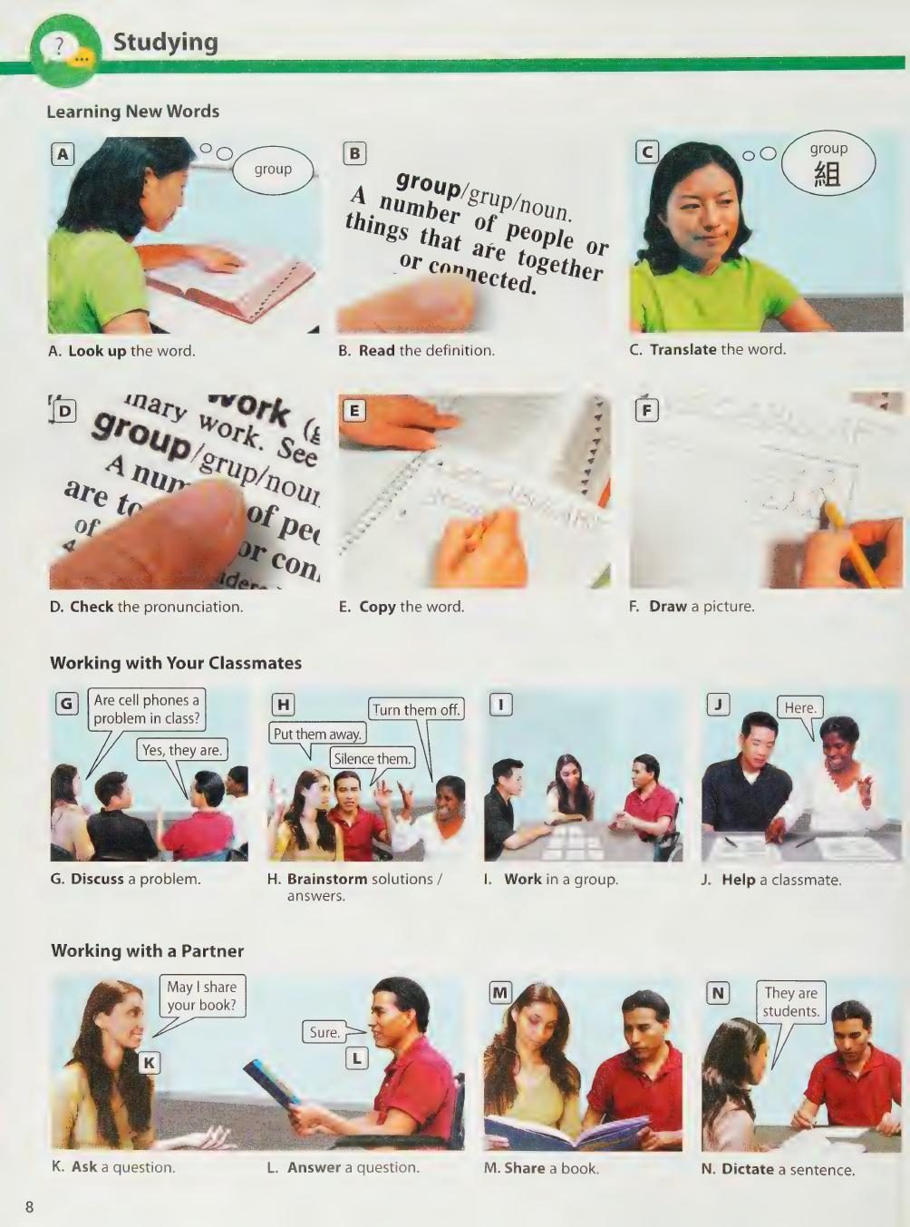 Oxford Picture Dictionary 正文截图 4