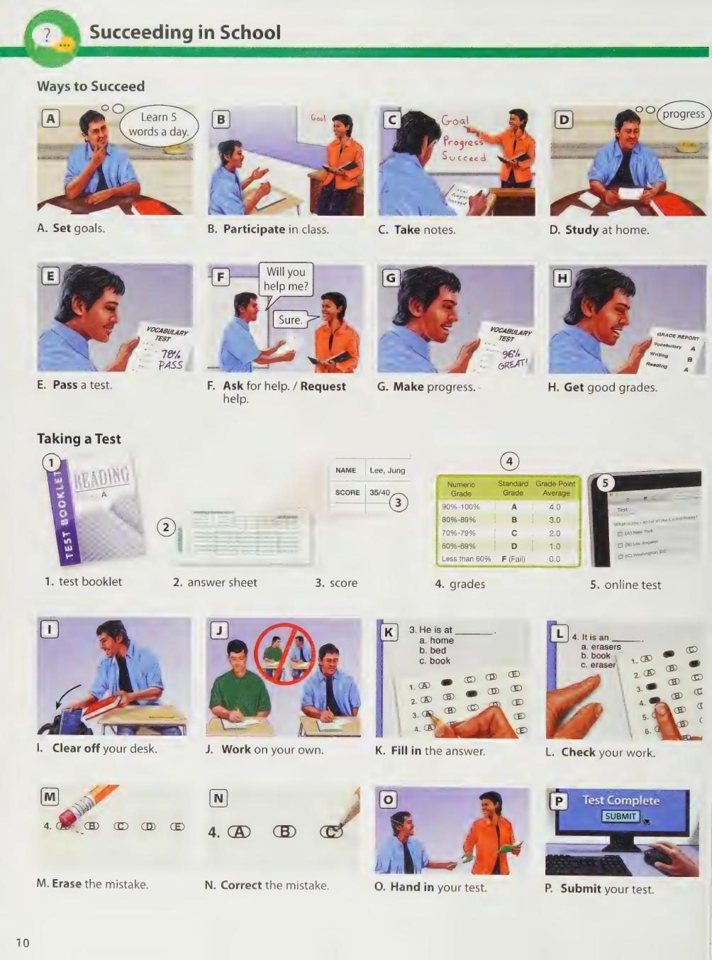 Oxford Picture Dictionary 正文截图 5