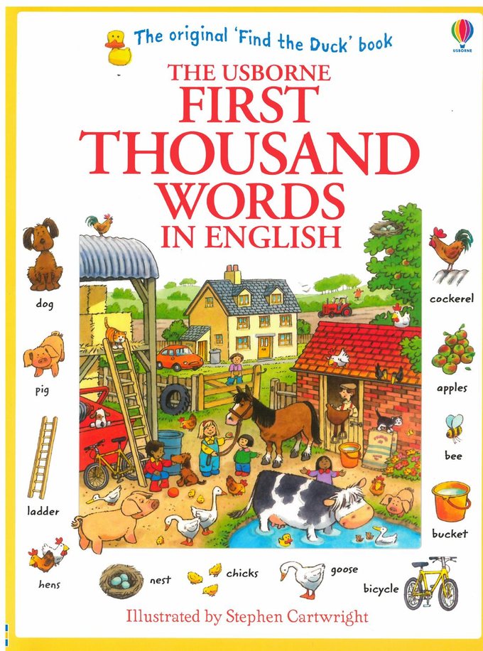 The Usborne First Thousand Words in English 封面