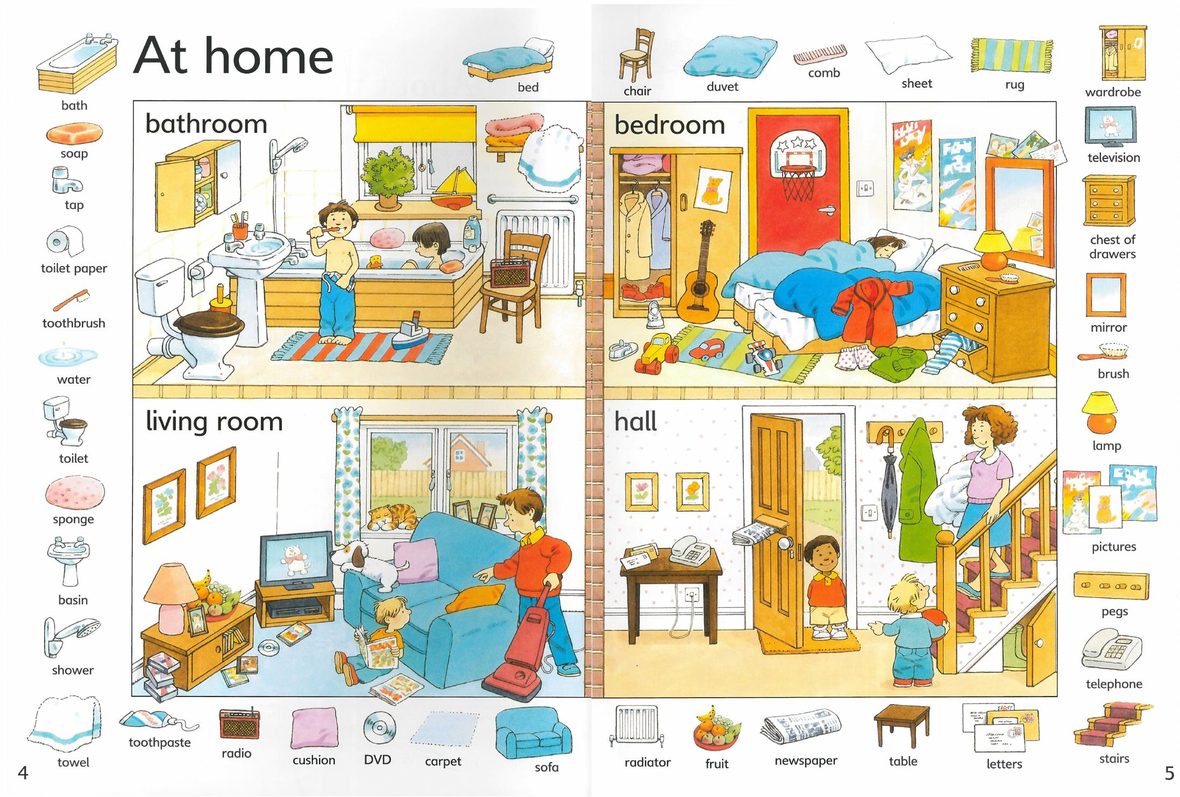 The Usborne First Thousand Words in English 正文截图 1