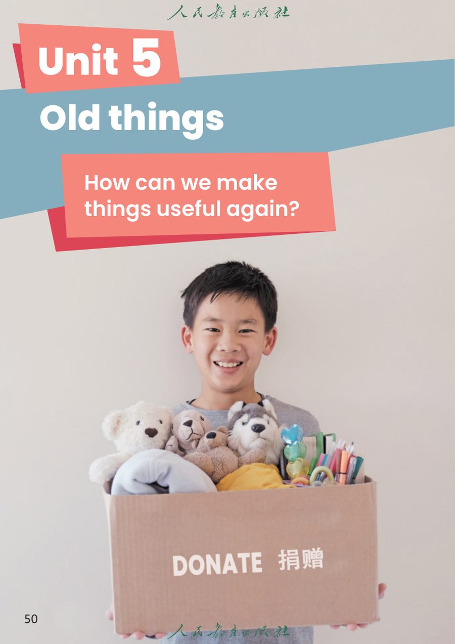 Unit 5 Old things 教材截图