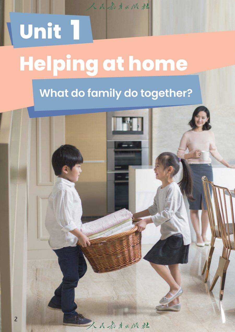 Unit 1 Helping at home 教材截图