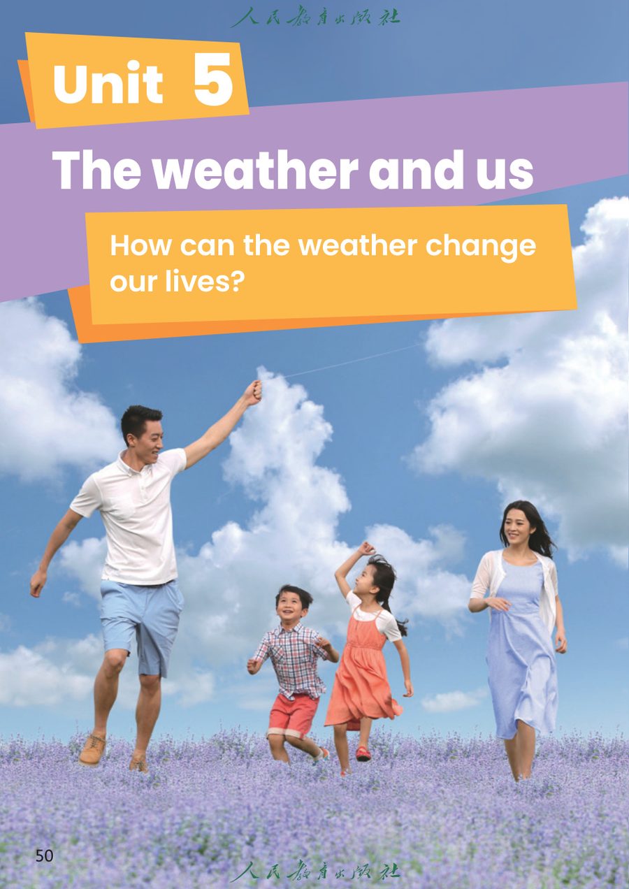 Unit 5 The weather and us 教材截图