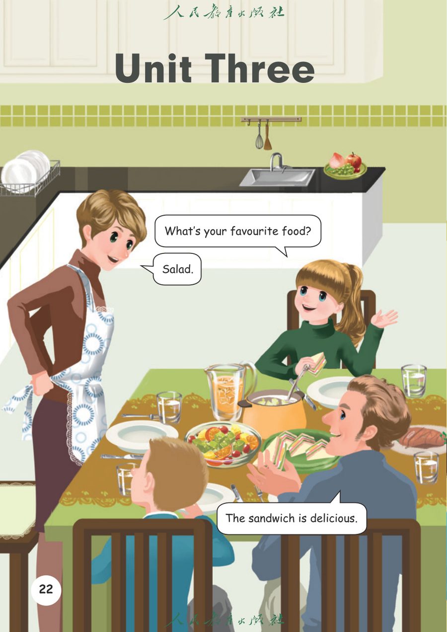 Unit 3 What would you like? 教材截图