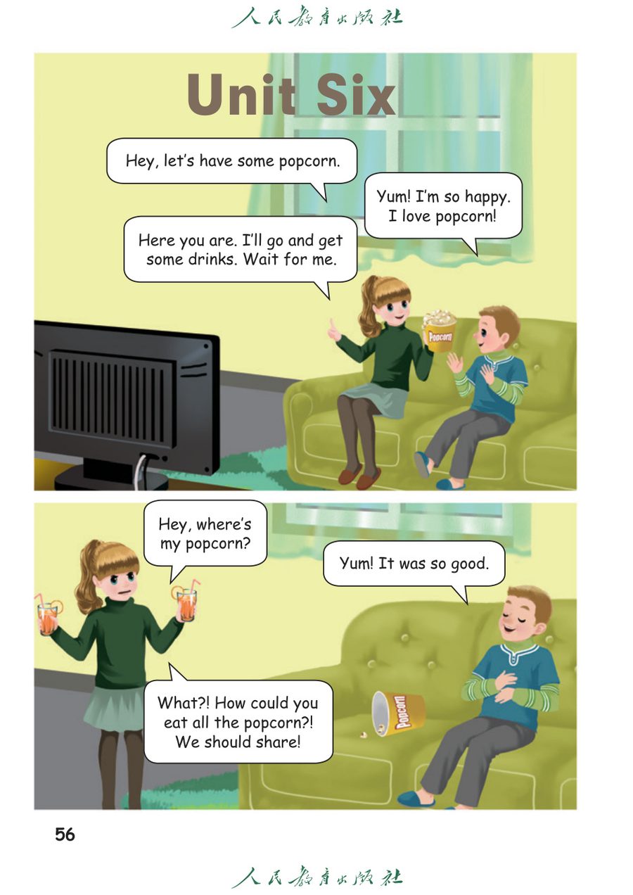 Unit 6 How do you feel? 教材截图